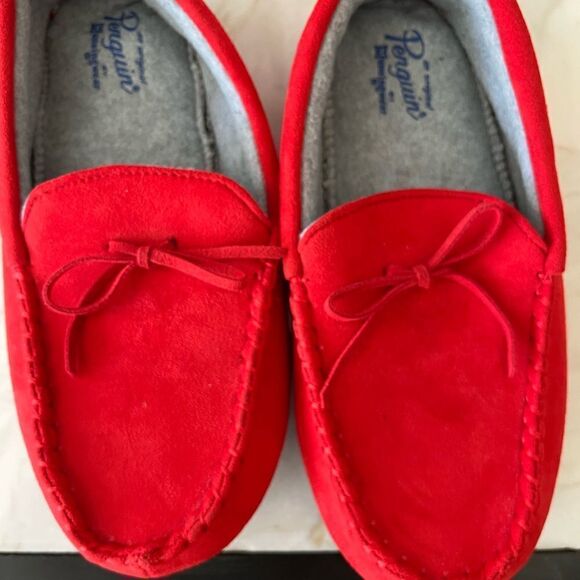 NWOT Penguin by Munsingwear red Boater Moccasins size 6 - Picture 4 of 4